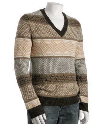 Intarsia Cashmere Sweater 