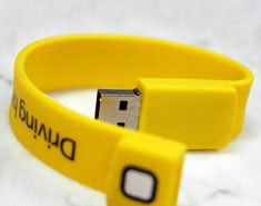 Waterproof USB Flash Drive Wristband