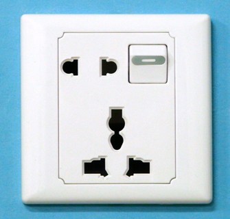 2,3 socket with switch(1 interlok/2 interlok)