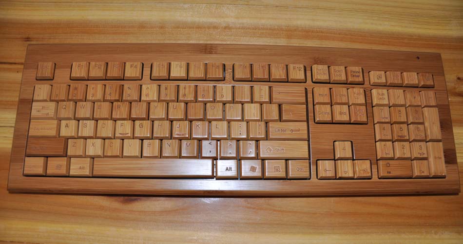 wireless bamboo keyboard BMK2123L