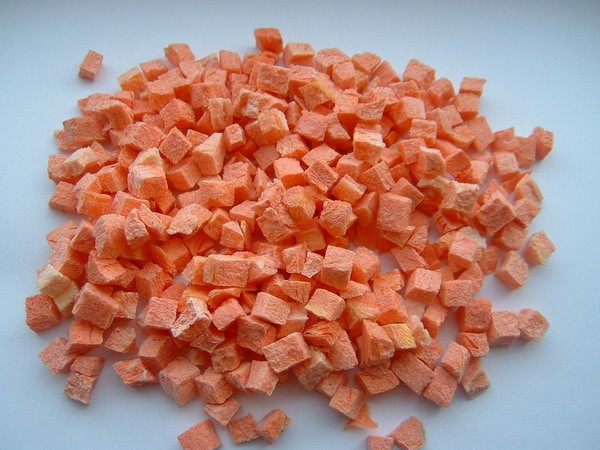 Own Farmland New Crop Certified 100% top grade Natural factory supply Freeze Dried Carrot Dice