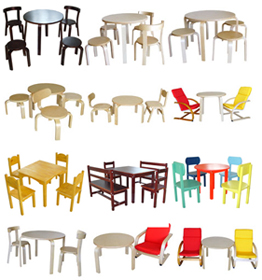 children chair and table set