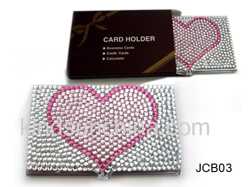 Jeweled Name Card Case