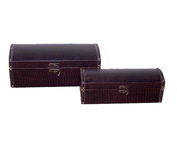 Leather Storage Boxes