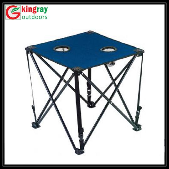 Folding camping table