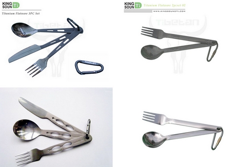 titanium flatware 3PCS set