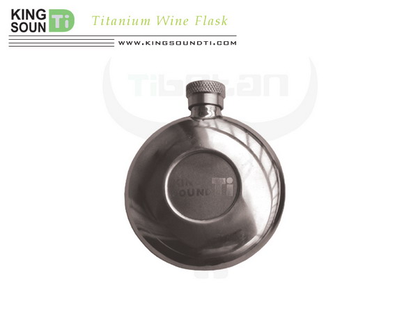 titanium wine flask