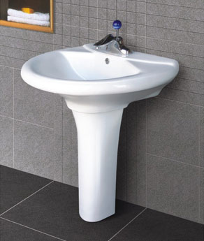 sell basin with pedestal