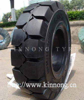 solid forklift tyre