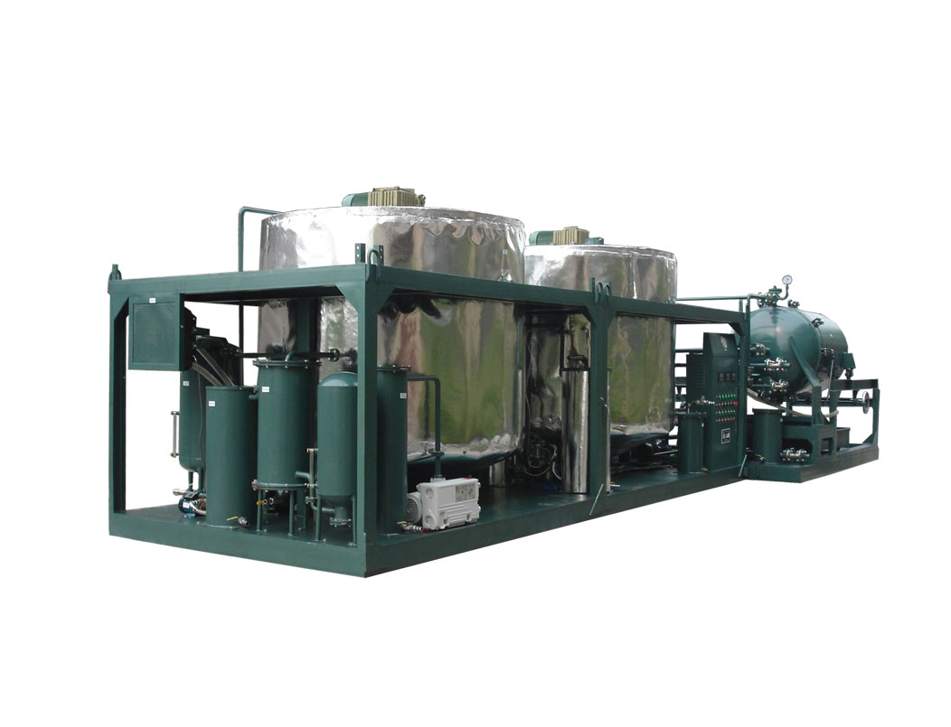 Featured waste engine oil regeneration Plant