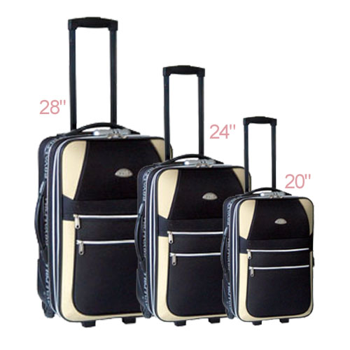 XTL0657 three-piece trolley cases set