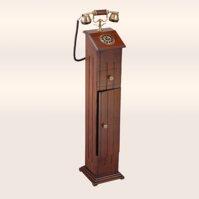 wood floor telephone