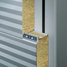 Rock wool sandwich panels FI-VD ribbed surfaced