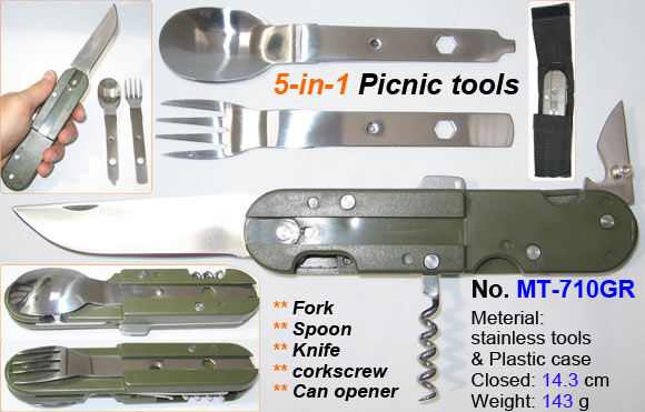 Multifunctional cutlery tools