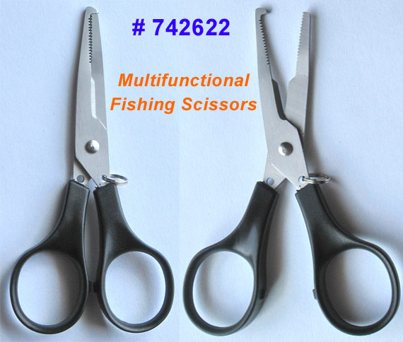 Multifunctional fishing scissors