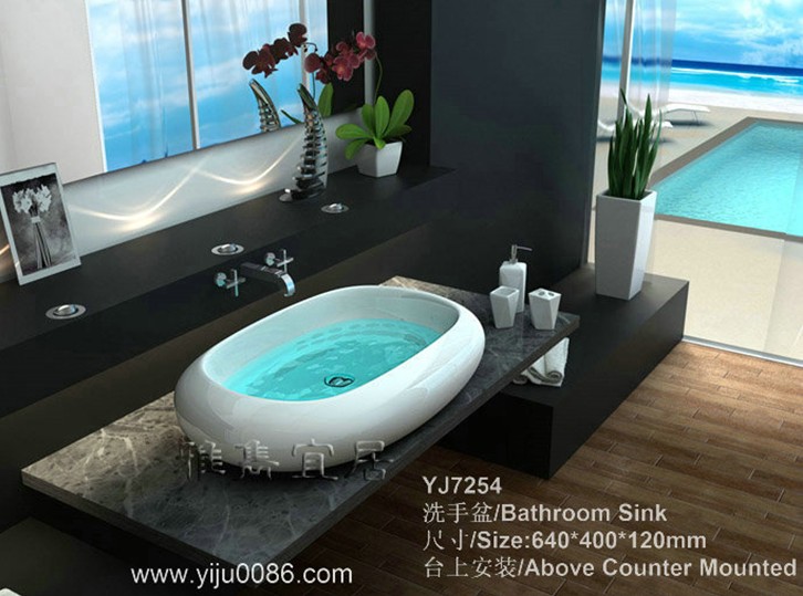 Sanitary Ware Bathroom Sink Bathroom Ceramic Sink