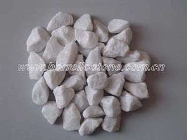 pure white gravel, pure white chippings, pure whit