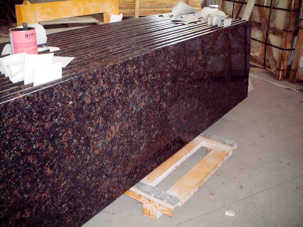 Granite Slabs Countertop Purple Golden Flower