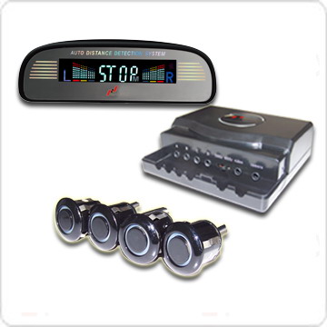 Rear parking sensors-3  stage  warning