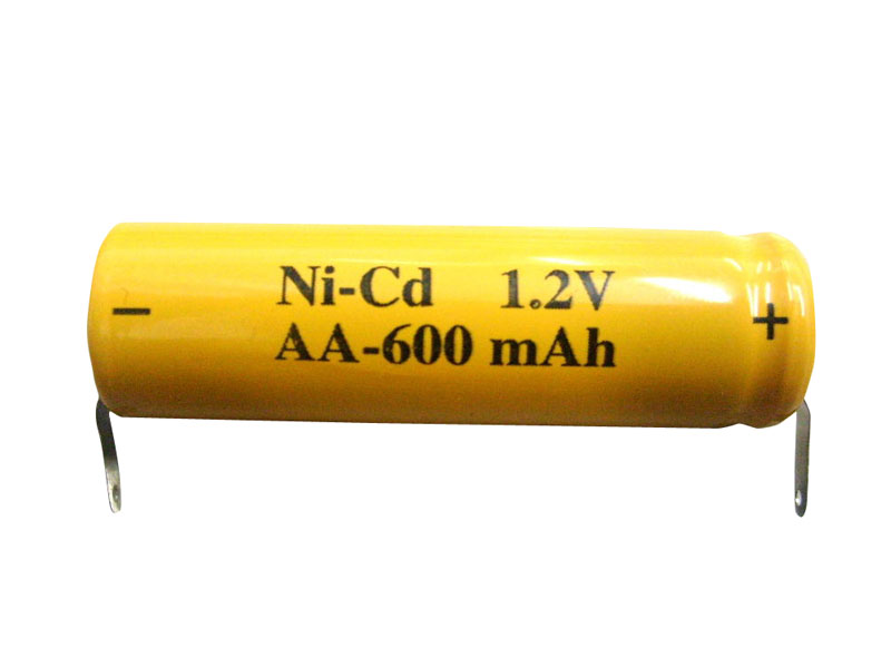 Ni-Cd AA 1.2V 600mAh rechargeable battery