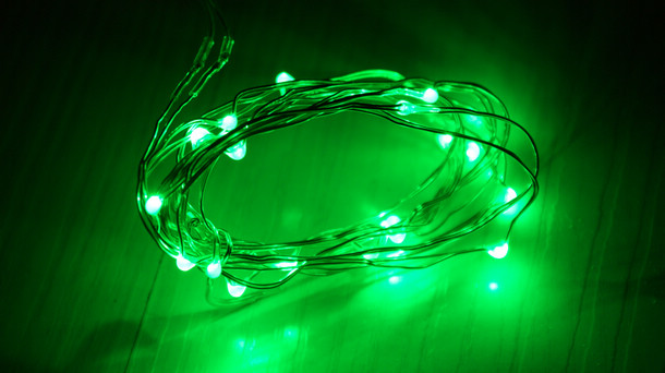 battery operated led copper wire string lights 