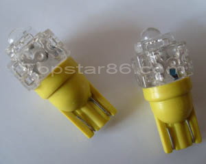 LED auto bulb,T10-5LEDs