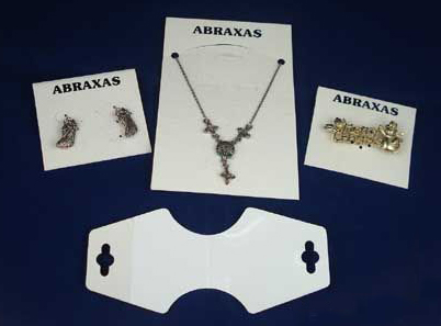 Jewelry Display Cards / Jewelry Tag