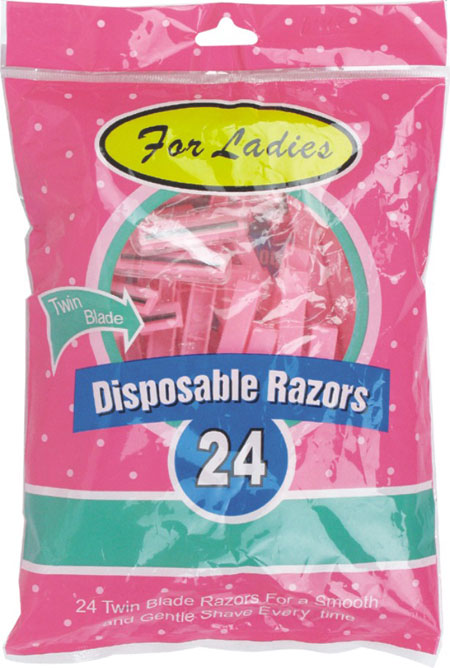 disposable razor(plastic handle)