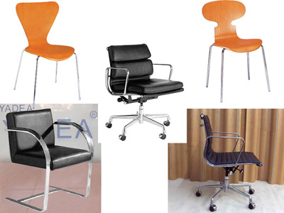 charles & ray eames Aluminum Group office chair