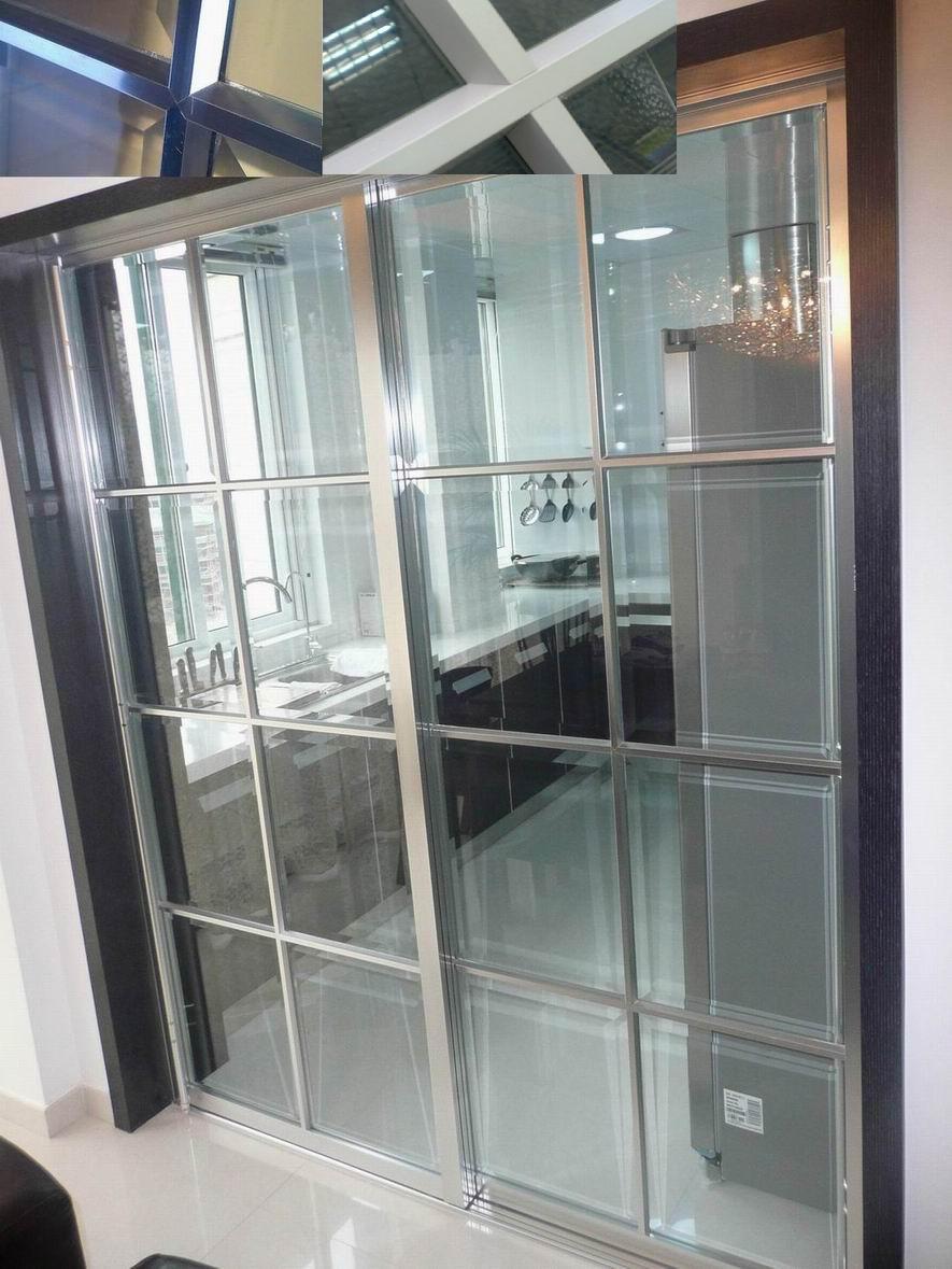 Sliding doors with Crossed-divider NEW