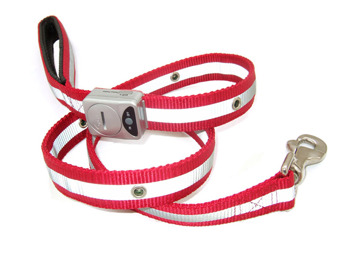 Flashing pet leash, dog leash, pet lead, dog lead