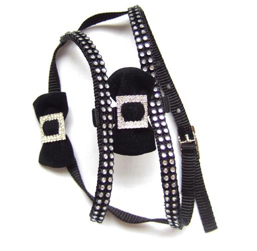 Rhinestone nylon dog harness, pet harness