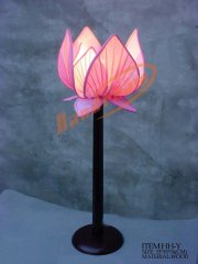 wooden pole lotus