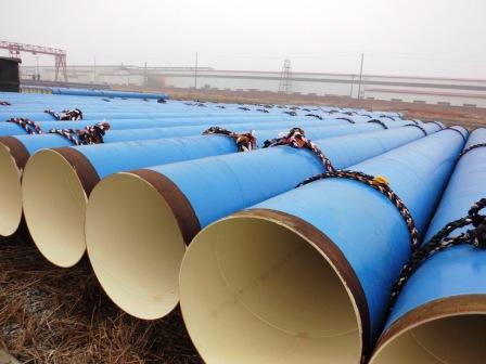 Epoxy coating pipes