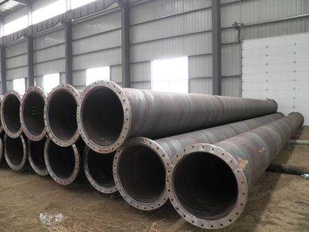 dredging pipe with flanges