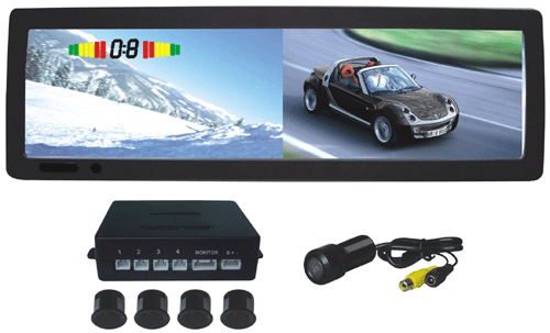 TFT LCD Rear View parking sensor with camera