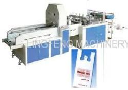 Automatic Double Line T-Shirt Bag Making Machine