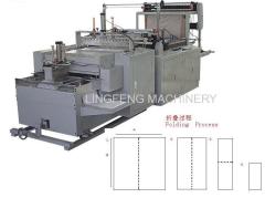  Full Automatic Bag Making And Folding Machine