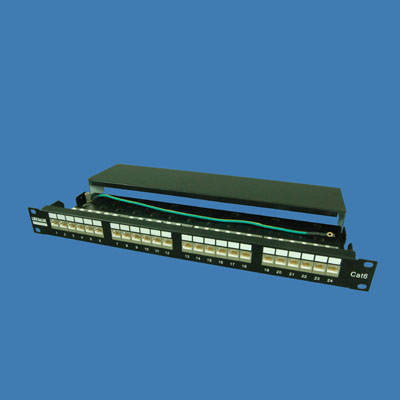 Cat 6 24-Port Fully Shielded Patch Panel