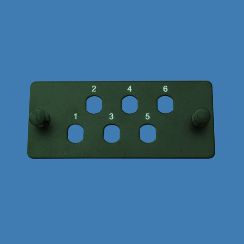 ST Adapter Panel, 6 Port