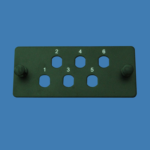 FC Adapter Panel, 6 Ports 