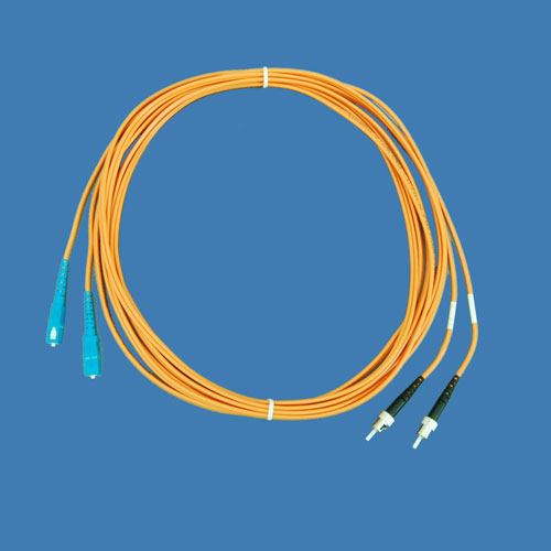 ST-SC Fiber Optic Patch Cord, Duplex