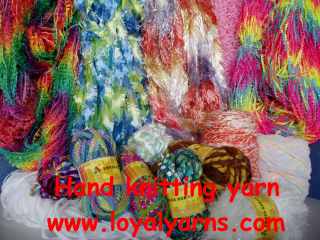 Hand knitting yarn