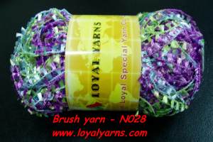 Toothbrush yarn - Fancy yarn