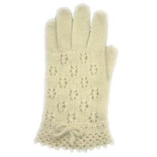 Winter knitted glove