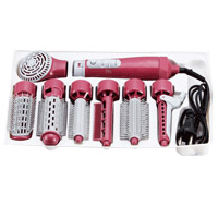 Hair dryer and straightener set