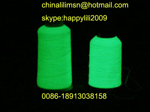 luminous silk/thread ,glowing silk/thread 