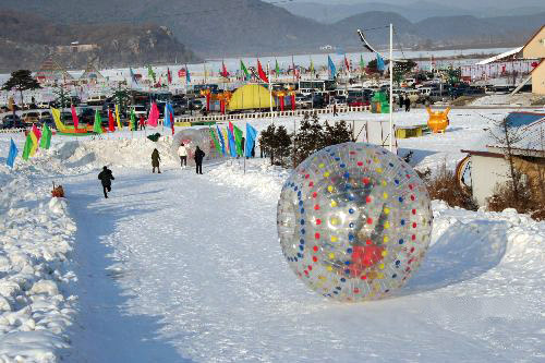 zorbing for happy