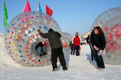 PVC or TPU inflatable zorbing