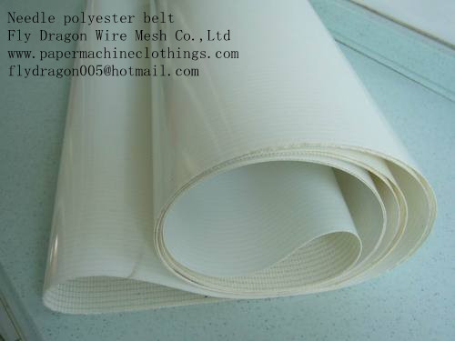 Needle polyester belt